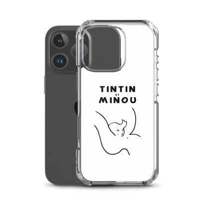 Coque iPhone Tintin et minou - Sedurro