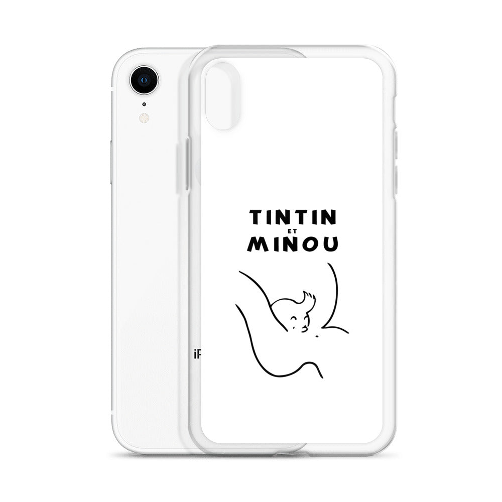 Coque iPhone Tintin et minou - Sedurro