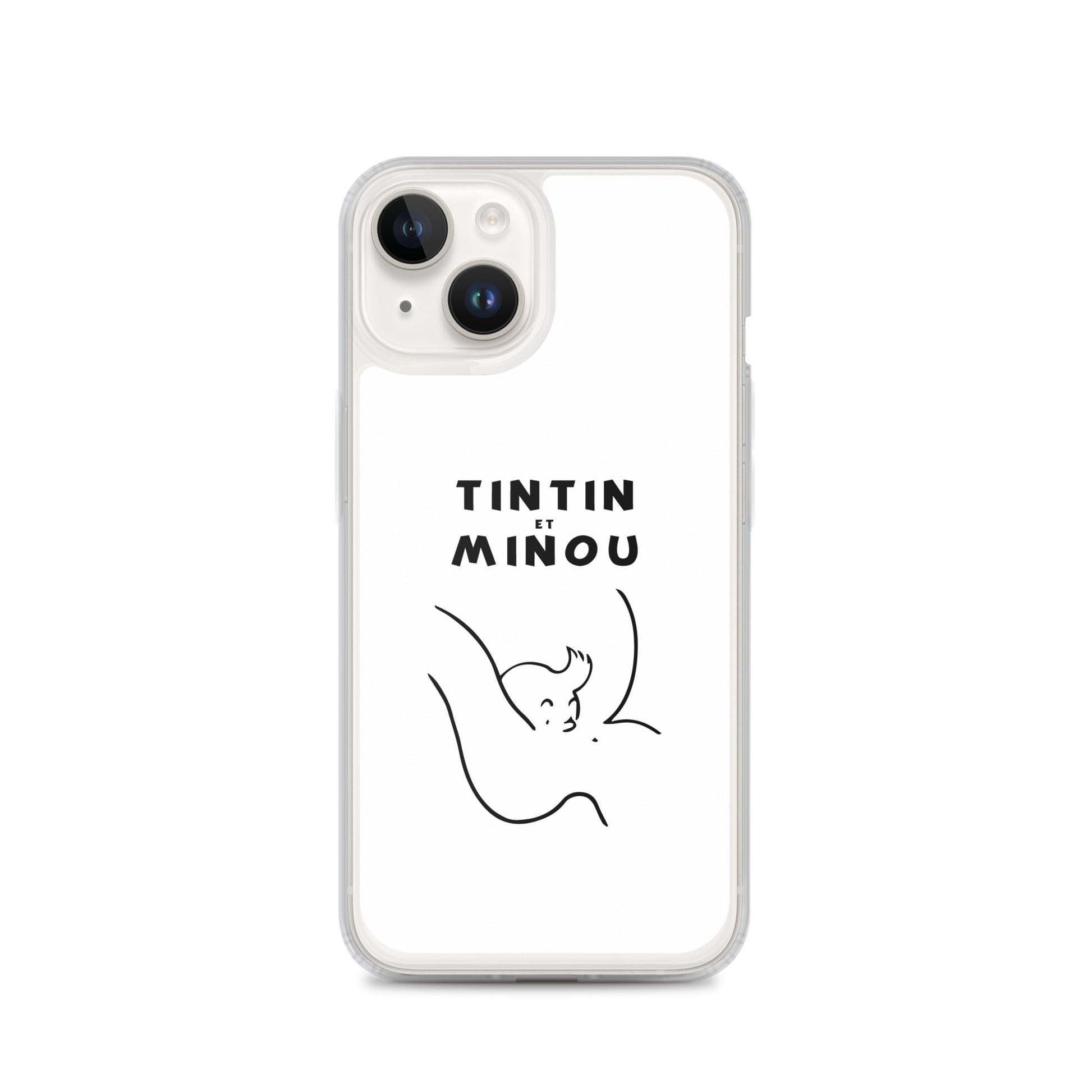 Coque iPhone Tintin et minou iPhone 14 - Sedurro