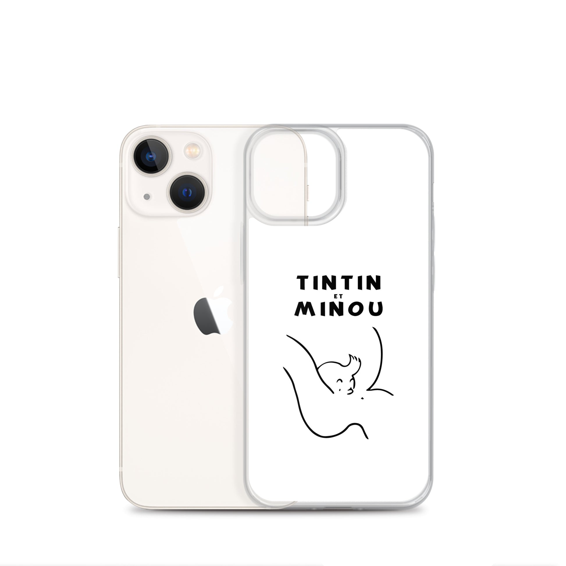 Coque iPhone Tintin et minou - Sedurro