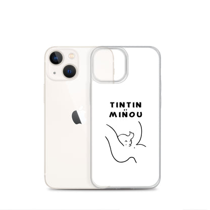 Coque iPhone Tintin et minou - Sedurro