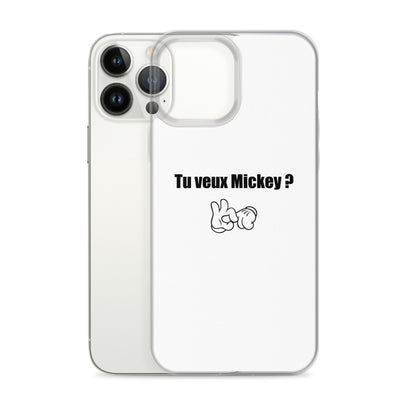 Coque iPhone Tu veux Mickey - Sedurro