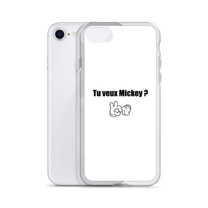 Coque iPhone Tu veux Mickey - Sedurro