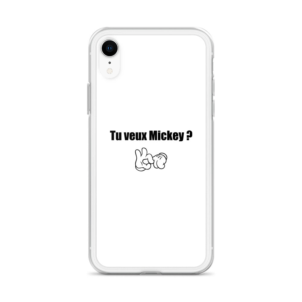 Coque iPhone Tu veux Mickey - Sedurro