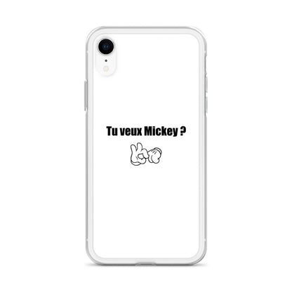 Coque iPhone Tu veux Mickey - Sedurro