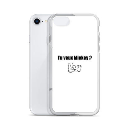 Coque iPhone Tu veux Mickey - Sedurro