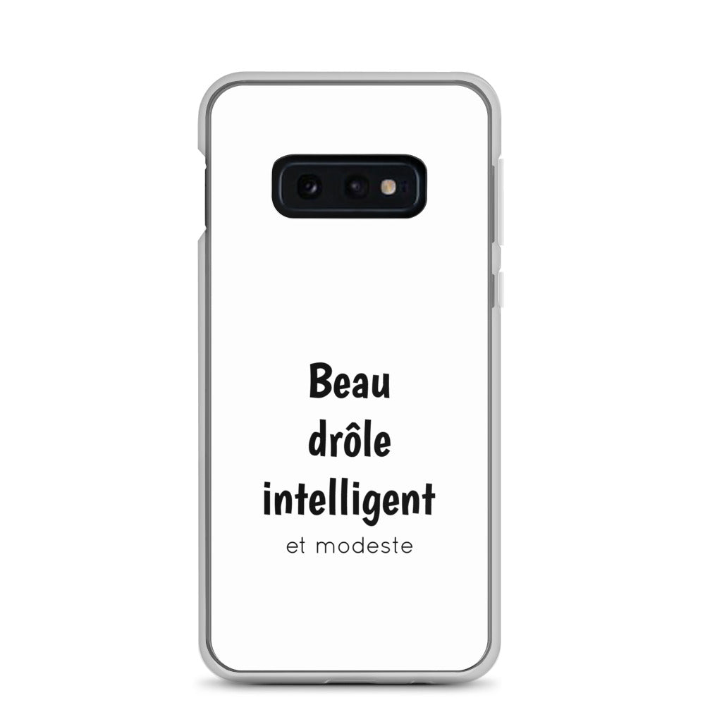 Coque Samsung Beau drôle intelligent et modeste Samsung Galaxy S10e - Sedurro
