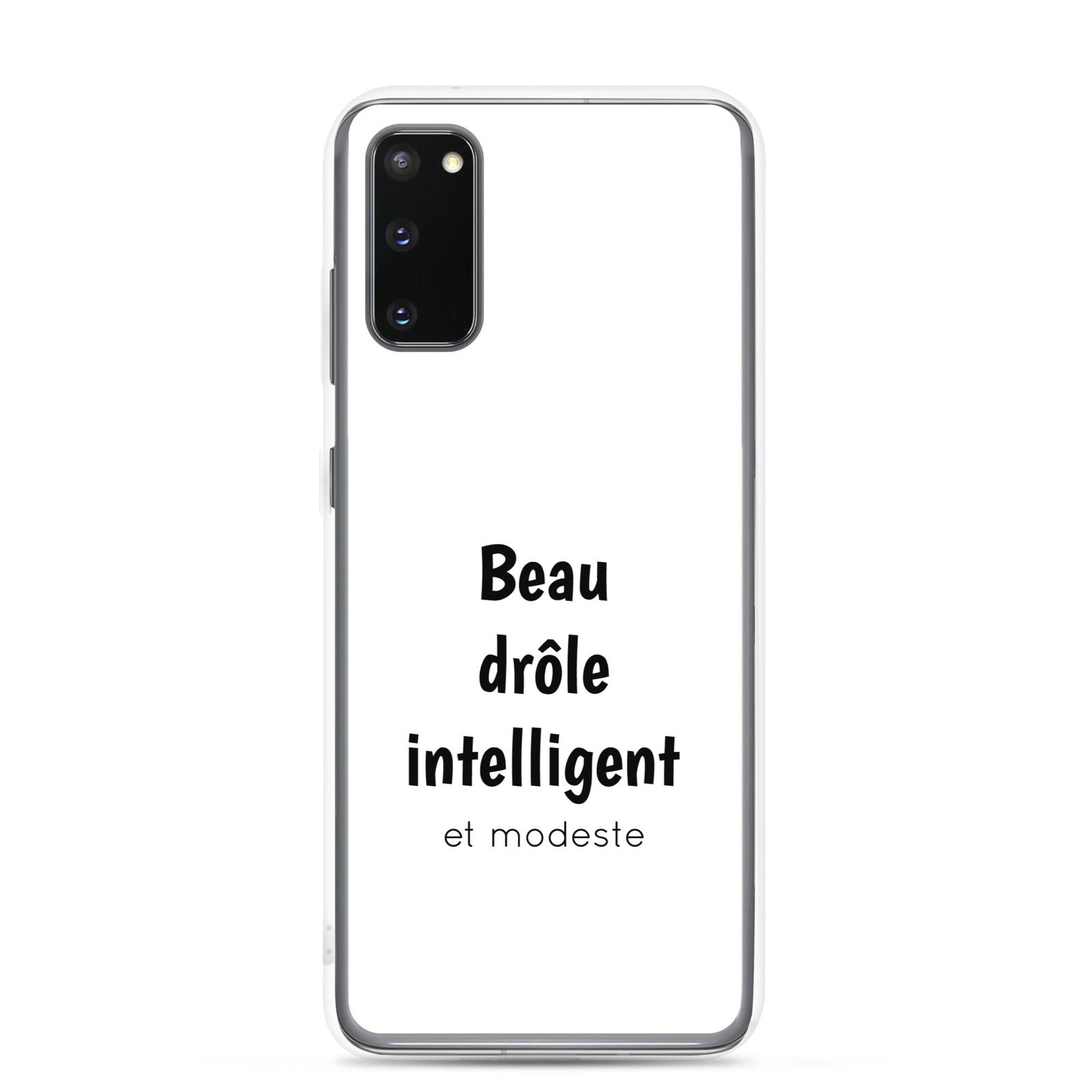 Coque Samsung Beau drôle intelligent et modeste Samsung Galaxy S20 - Sedurro