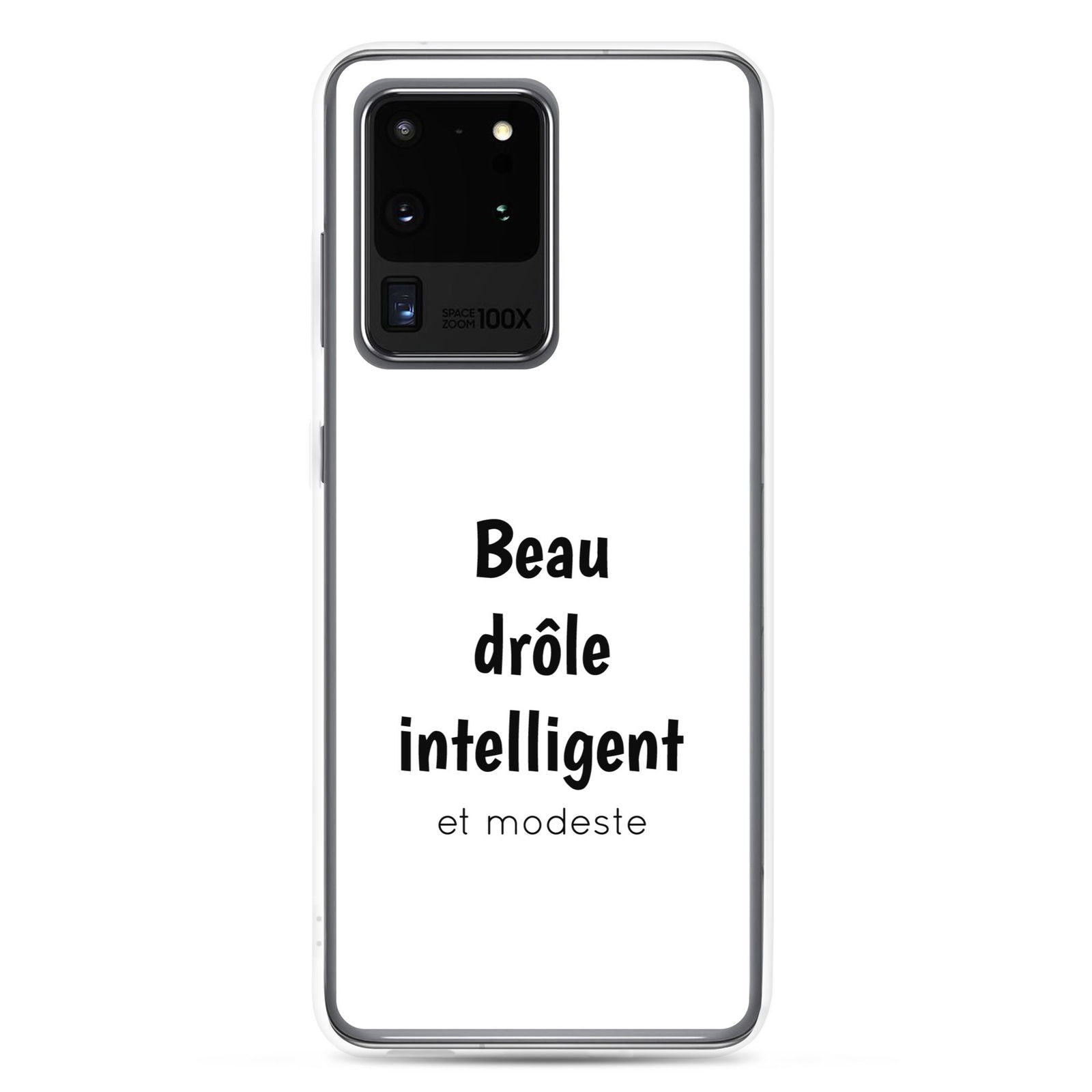 Coque Samsung Beau drôle intelligent et modeste Samsung Galaxy S20 Ultra - Sedurro
