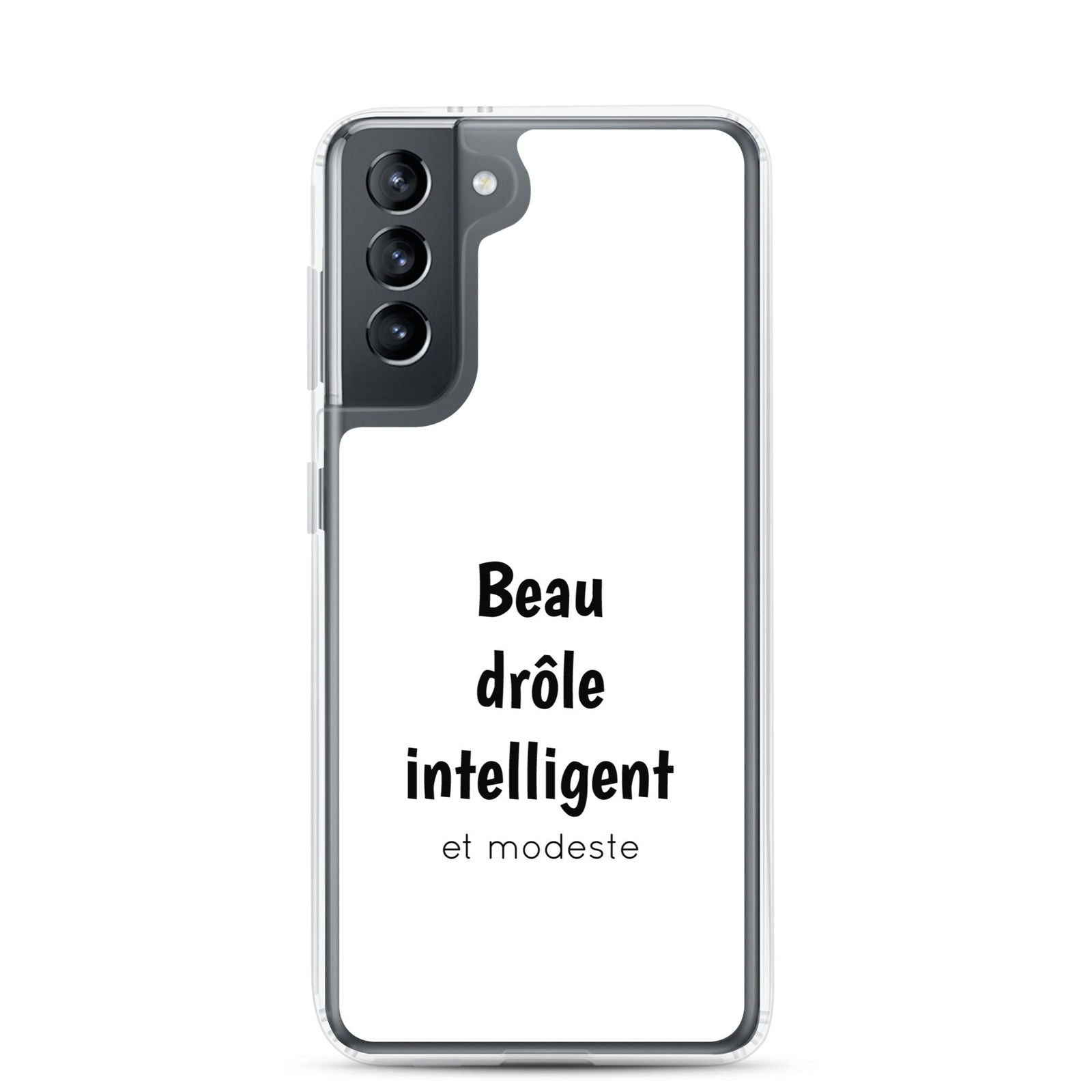Coque Samsung Beau drôle intelligent et modeste Samsung Galaxy S21 - Sedurro