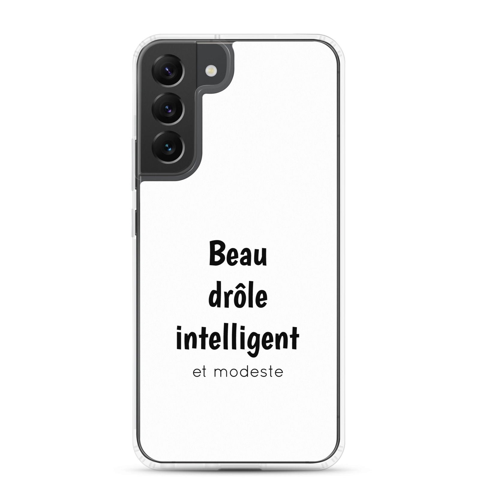 Coque Samsung Beau drôle intelligent et modeste Samsung Galaxy S22 Plus - Sedurro