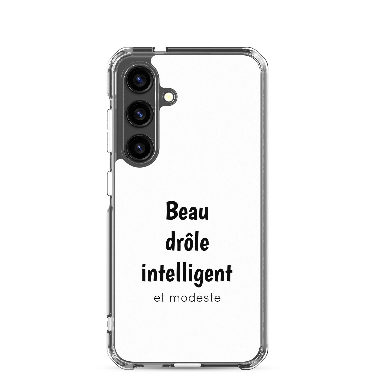 Coque Samsung Beau drôle intelligent et modeste Samsung Galaxy S24 - Sedurro