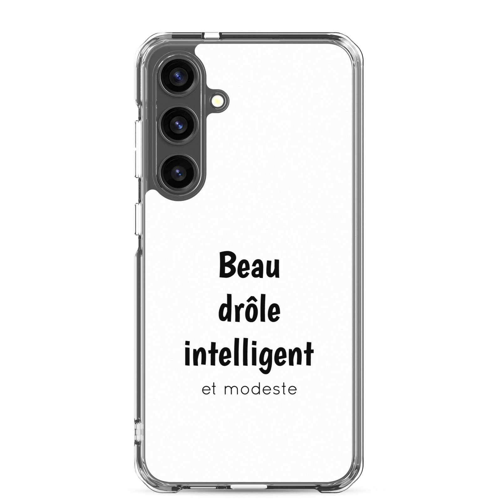 Coque Samsung Beau drôle intelligent et modeste Samsung Galaxy S24 Plus - Sedurro