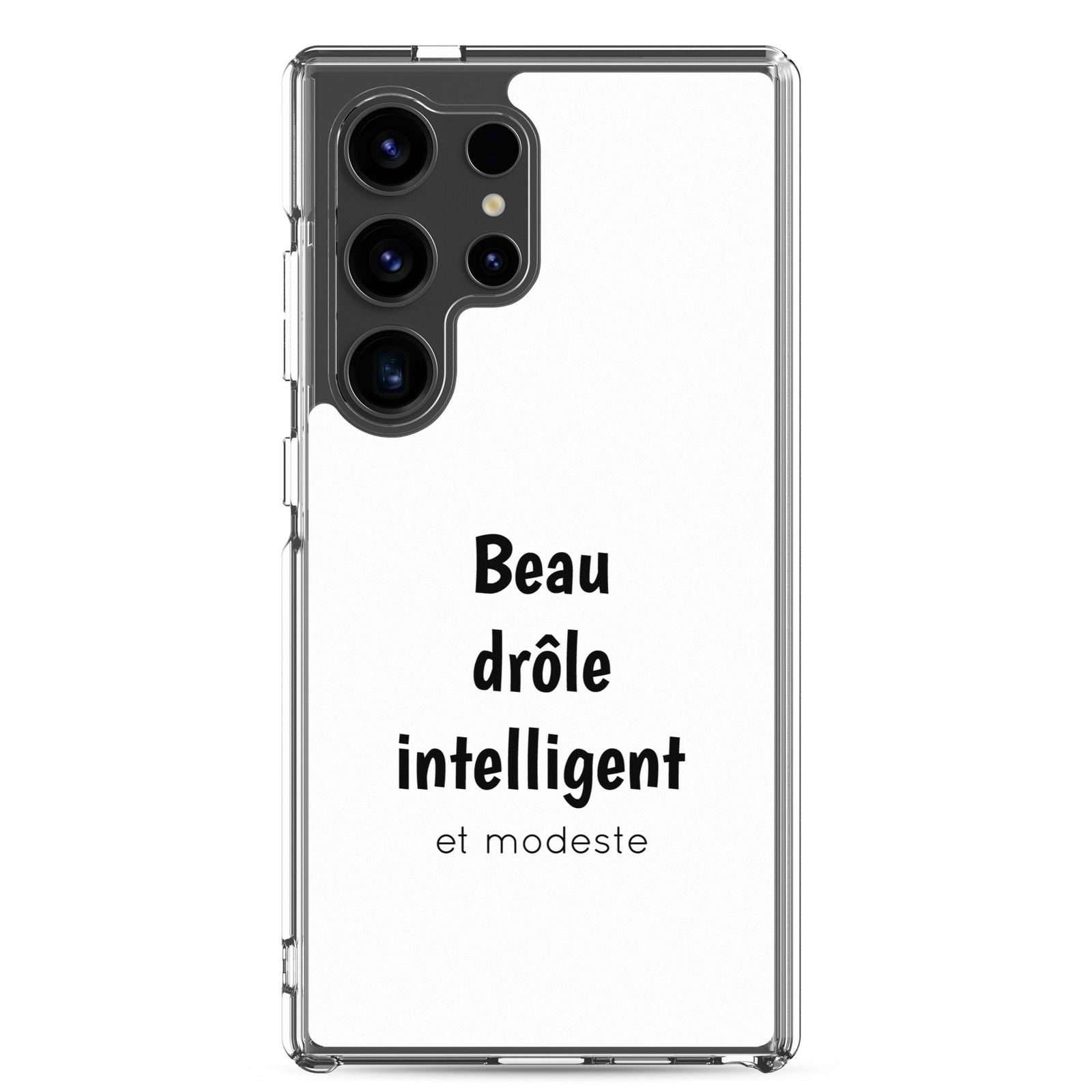 Coque Samsung Beau drôle intelligent et modeste Samsung Galaxy S24 Ultra - Sedurro