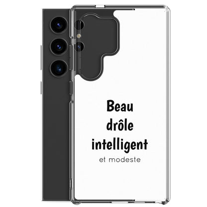 Coque Samsung Beau drôle intelligent et modeste - Sedurro