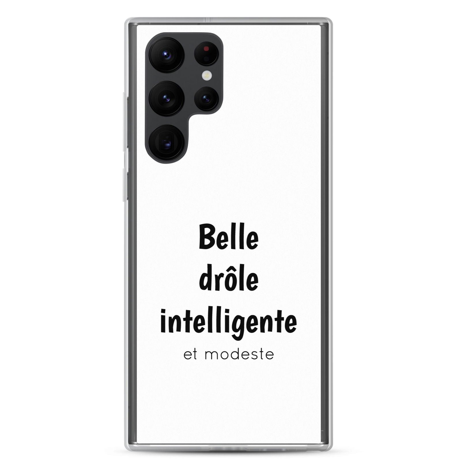 Coque Samsung Belle drôle intelligente et modeste Samsung Galaxy S22 Ultra - Sedurro