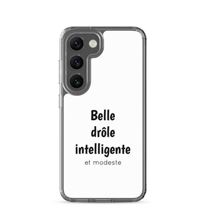 Coque Samsung Belle drôle intelligente et modeste Samsung Galaxy S23 - Sedurro