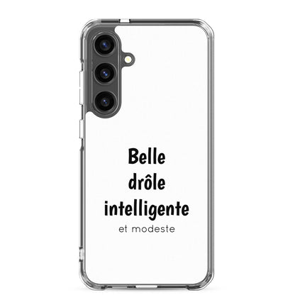 Coque Samsung Belle drôle intelligente et modeste Samsung Galaxy S24 Plus - Sedurro