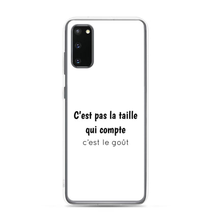Coque Samsung C'est pas la taille qui compte c'est le goût - Sedurro