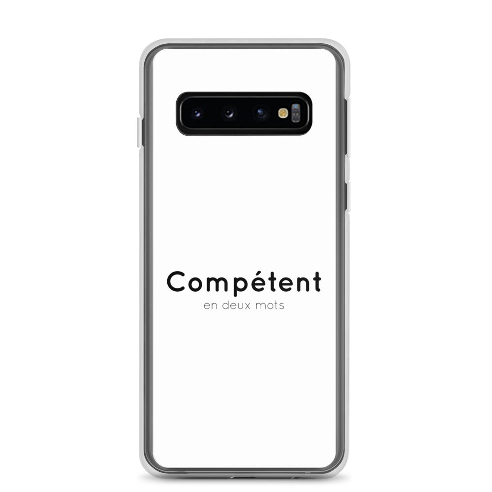 Coque Samsung Compétent en deux mots - Sedurro