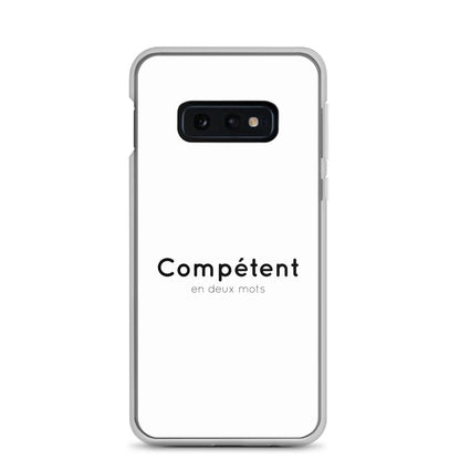 Coque Samsung Compétent en deux mots - Sedurro