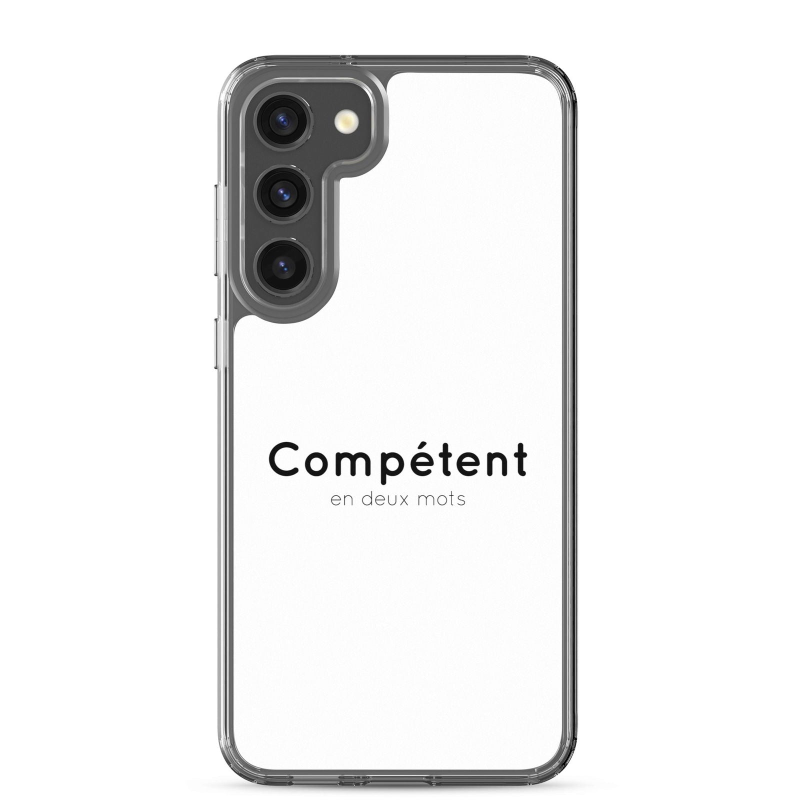 Coque Samsung Compétent en deux mots - Sedurro
