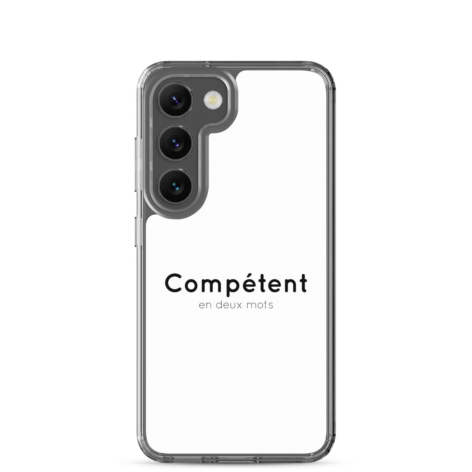Coque Samsung Compétent en deux mots - Sedurro