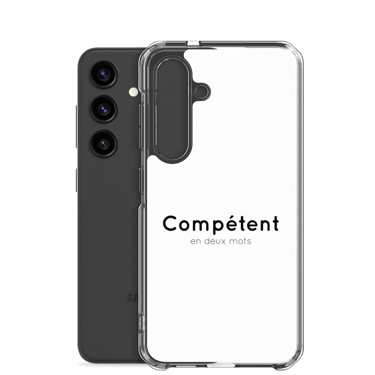 Coque Samsung Compétent en deux mots - Sedurro