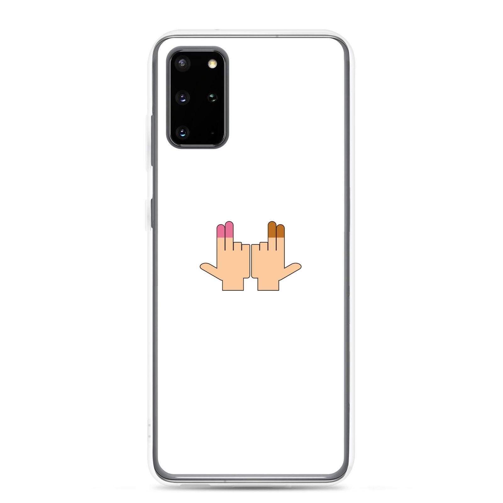 Coque Samsung DP Double péné signe du J seul Samsung Galaxy S20 Plus - Sedurro
