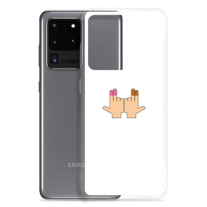 Coque Samsung DP Double péné signe du J seul - Sedurro