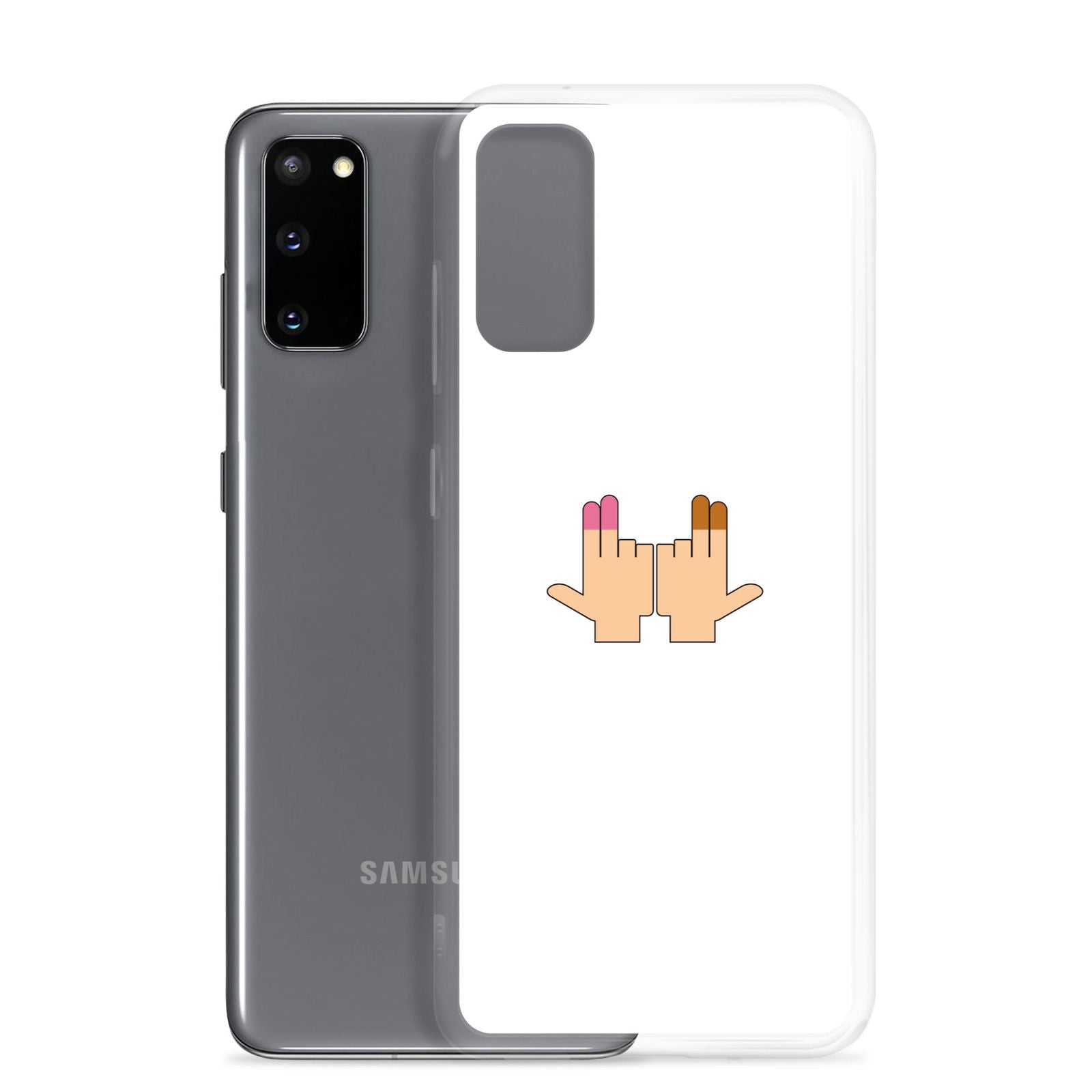 Coque Samsung DP Double péné signe du J seul - Sedurro