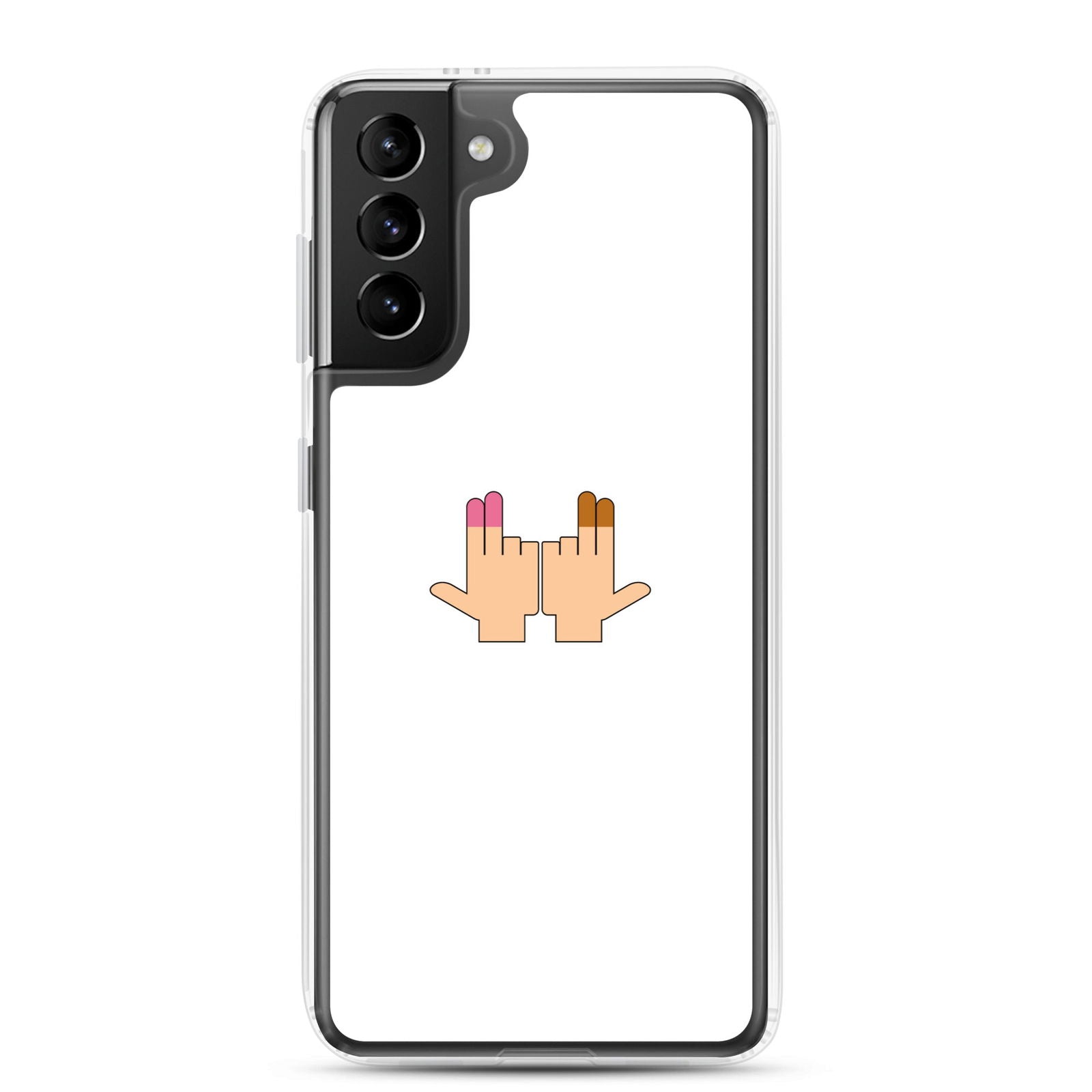Coque Samsung DP Double péné signe du J seul Samsung Galaxy S21 Plus - Sedurro