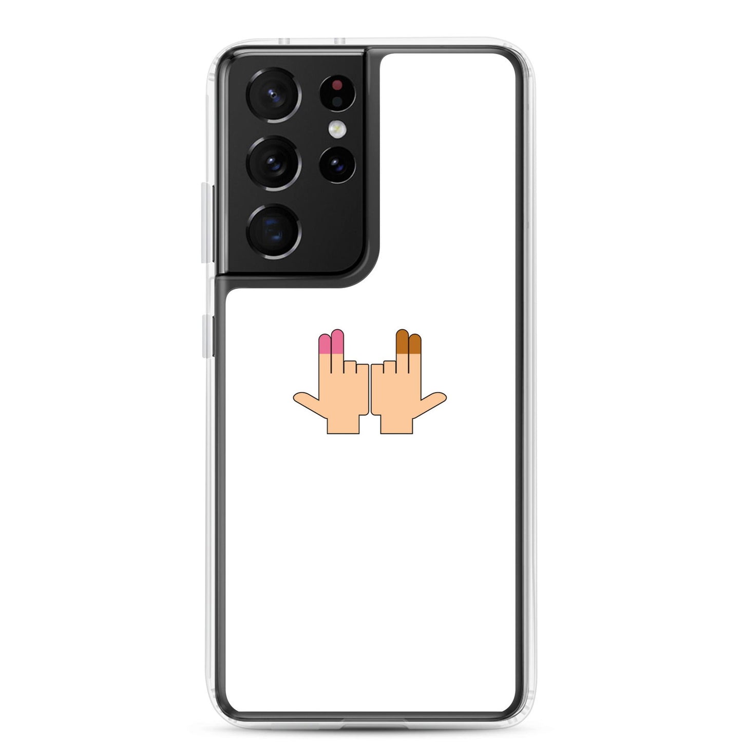 Coque Samsung DP Double péné signe du J seul Samsung Galaxy S21 Ultra - Sedurro