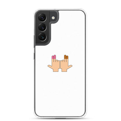 Coque Samsung DP Double péné signe du J seul Samsung Galaxy S22 Plus - Sedurro