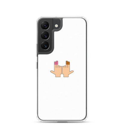 Coque Samsung DP Double péné signe du J seul Samsung Galaxy S22 - Sedurro
