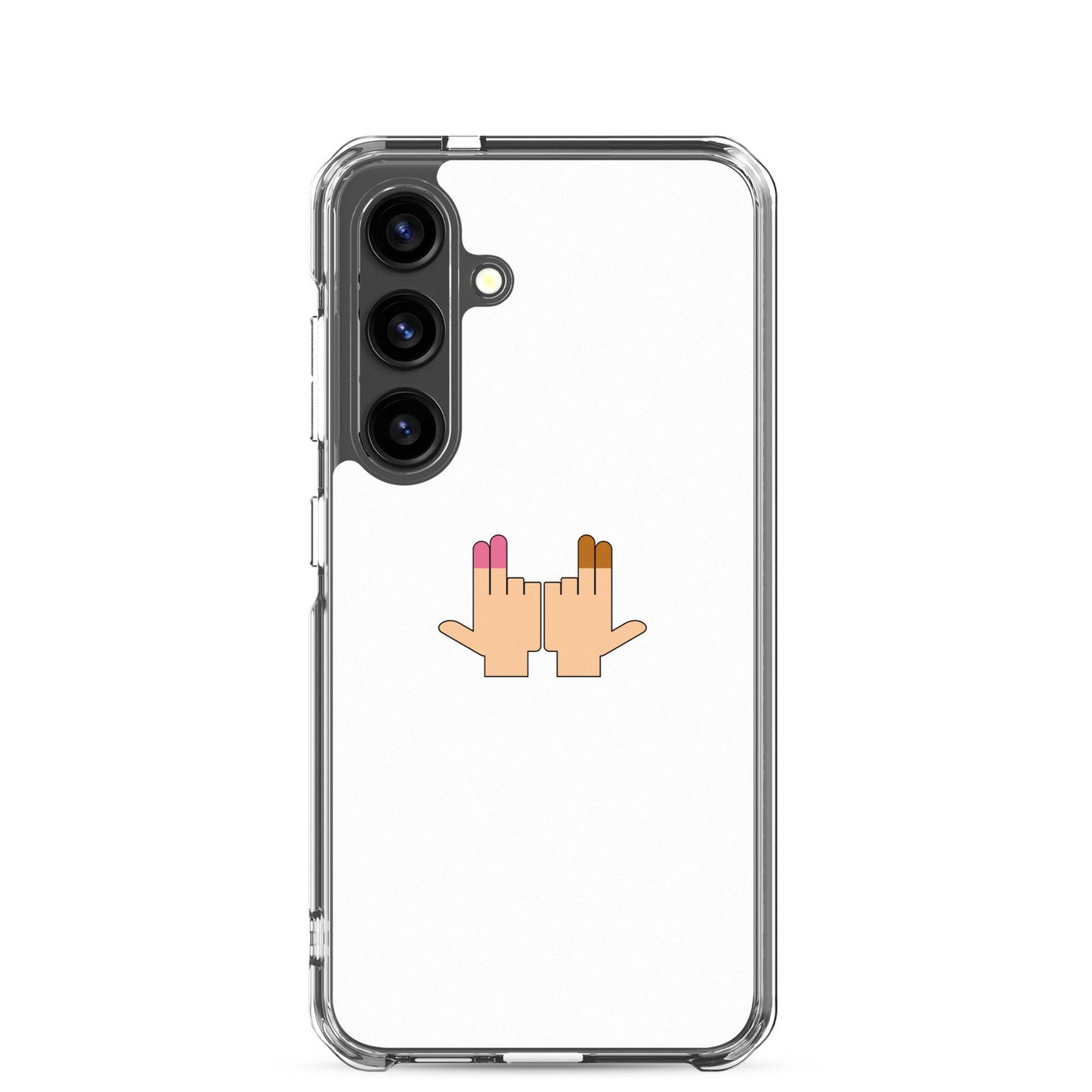 Coque Samsung DP Double péné signe du J seul Samsung Galaxy S24 - Sedurro