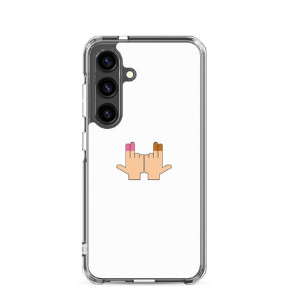 Coque Samsung DP Double péné signe du J seul Samsung Galaxy S24 - Sedurro
