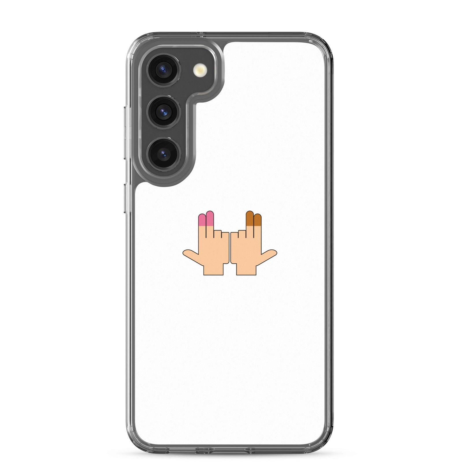 Coque Samsung DP Double péné signe du J seul Samsung Galaxy S23 Plus - Sedurro