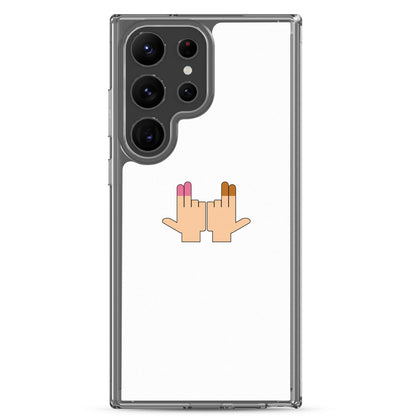 Coque Samsung DP Double péné signe du J seul Samsung Galaxy S23 Ultra - Sedurro