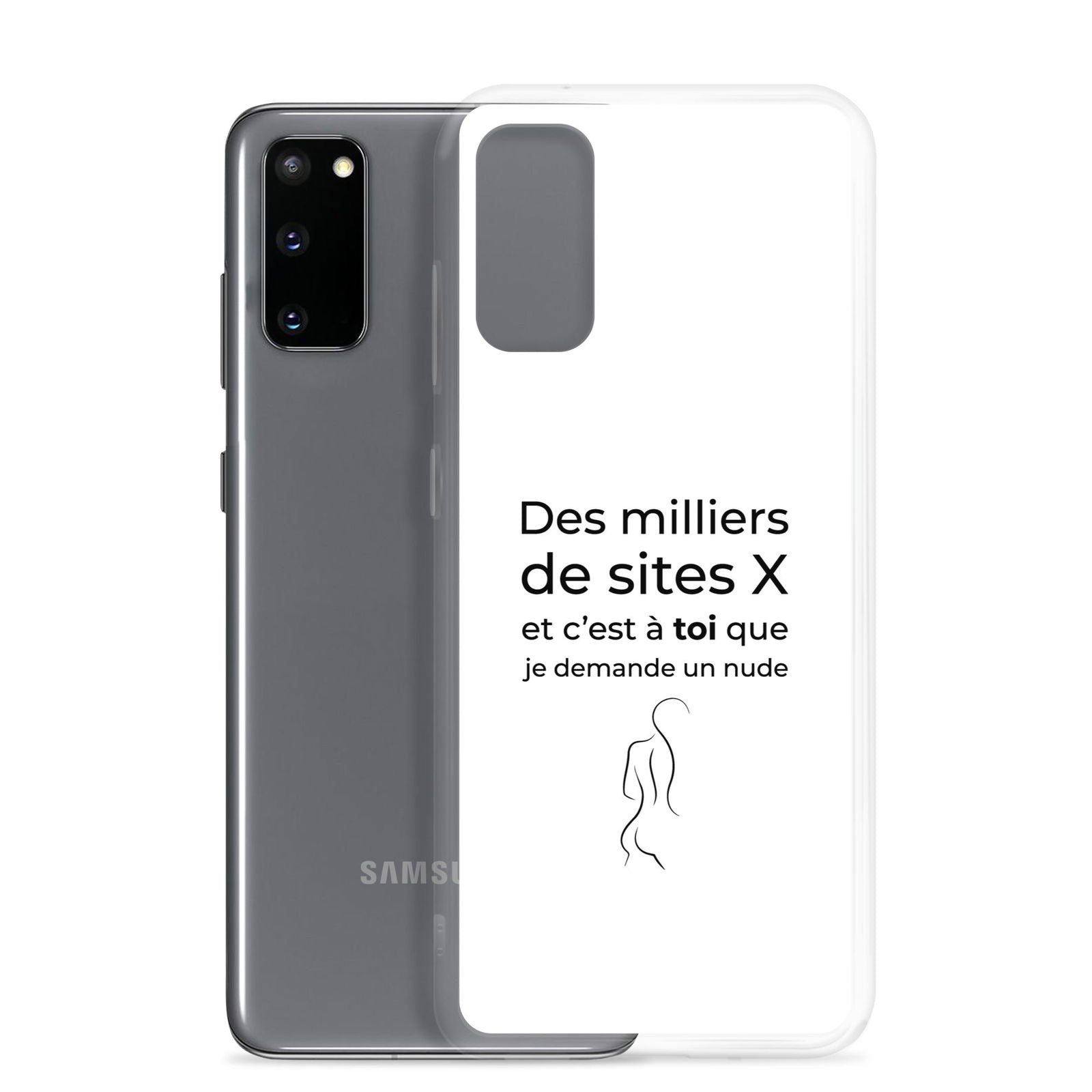 Coque Samsung Des milliers de sites X et c’est à toi que je demande un nude - Sedurro