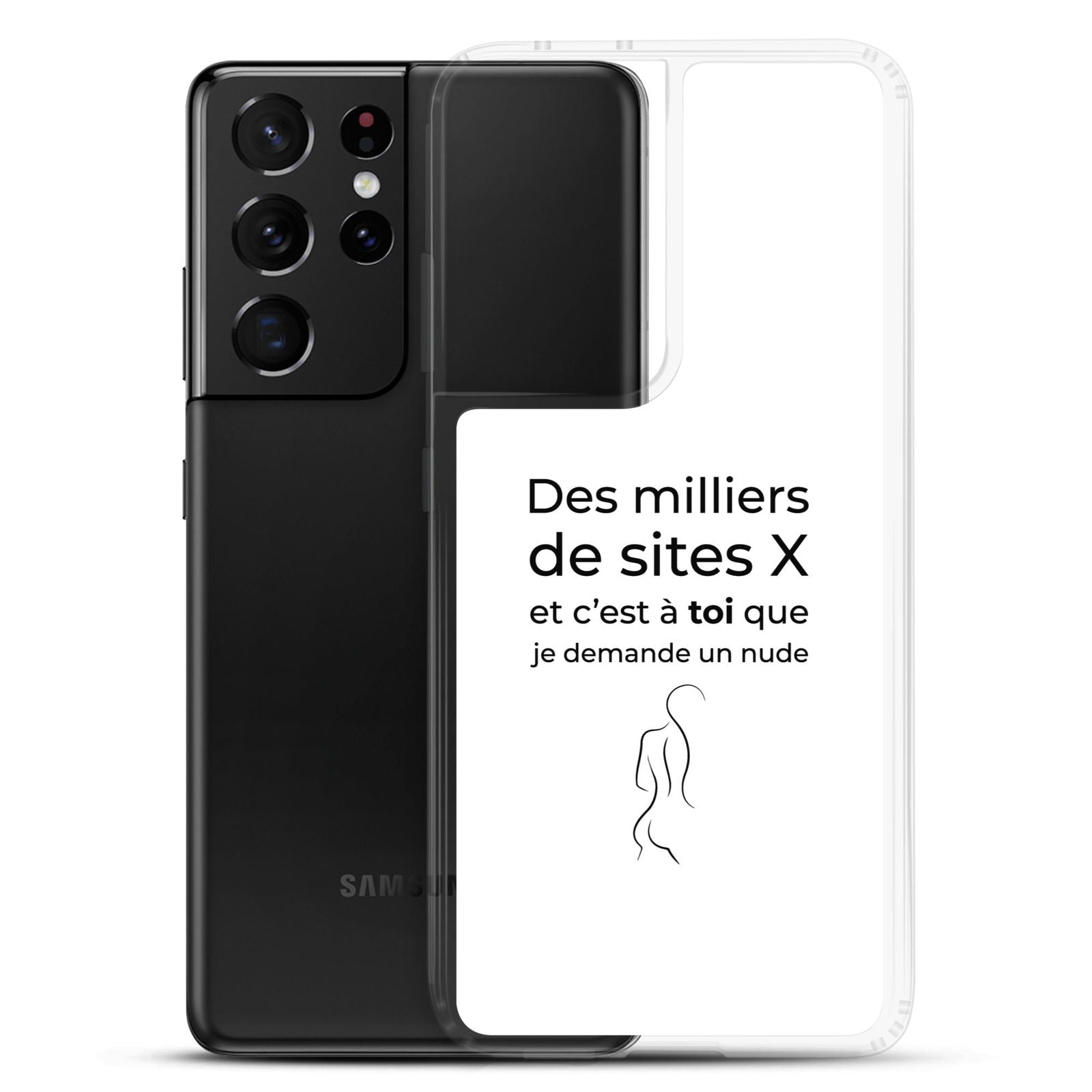 Coque Samsung Des milliers de sites X et c’est à toi que je demande un nude - Sedurro