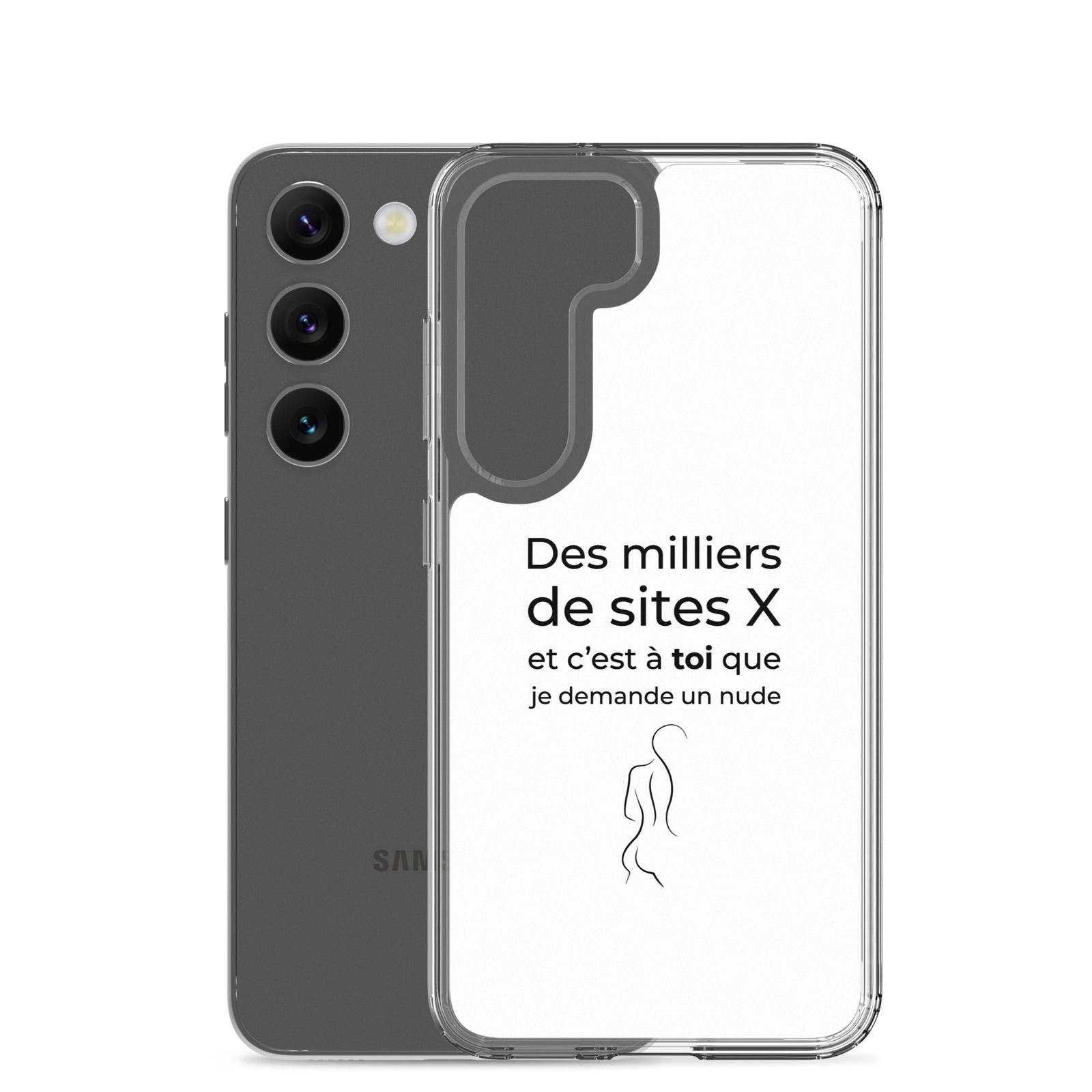Coque Samsung Des milliers de sites X et c’est à toi que je demande un nude - Sedurro