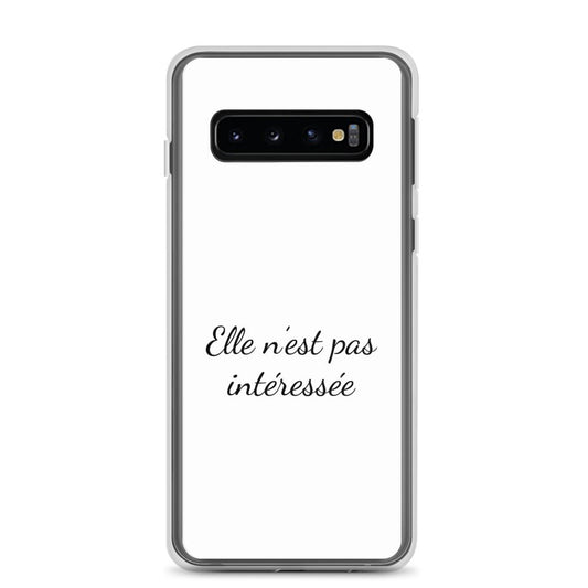 Coque Samsung Elle n'est pas intéressée Samsung Galaxy S10 - Sedurro