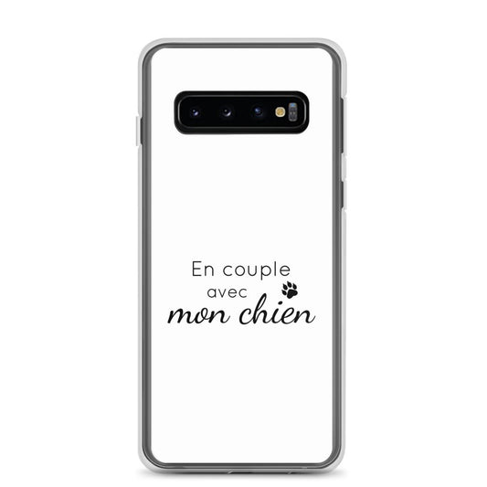 Coque Samsung En couple avec mon chien Samsung Galaxy S10 - Sedurro