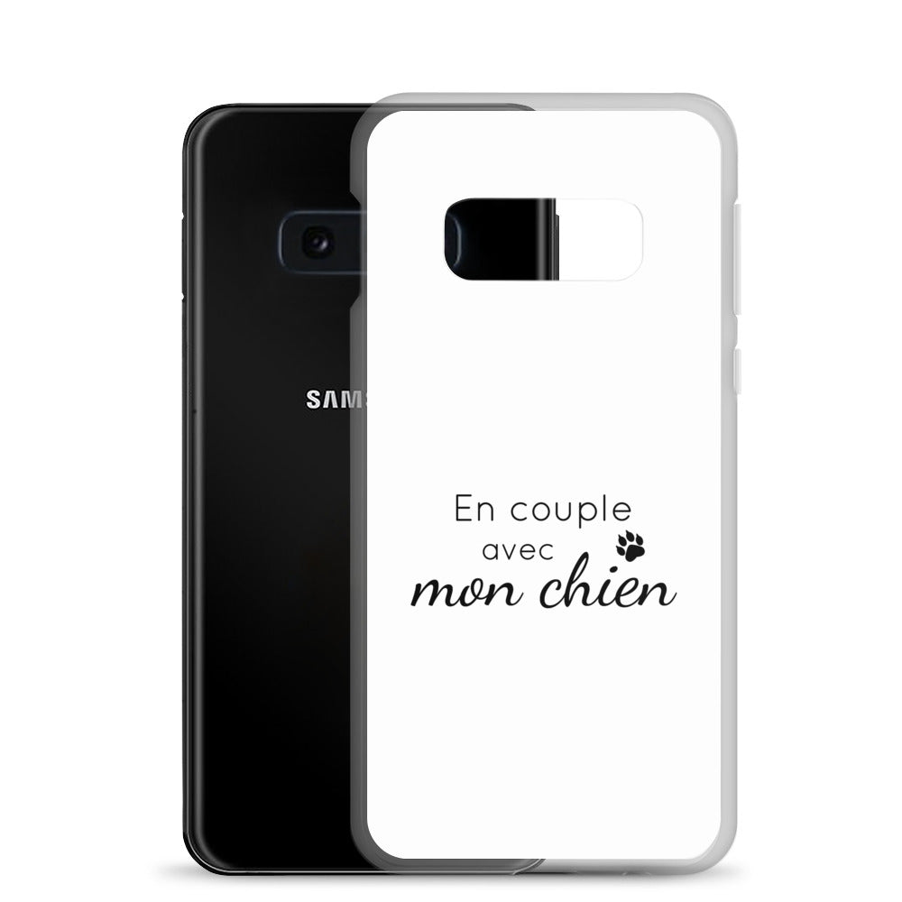 Coque Samsung En couple avec mon chien Samsung Galaxy S10e - Sedurro