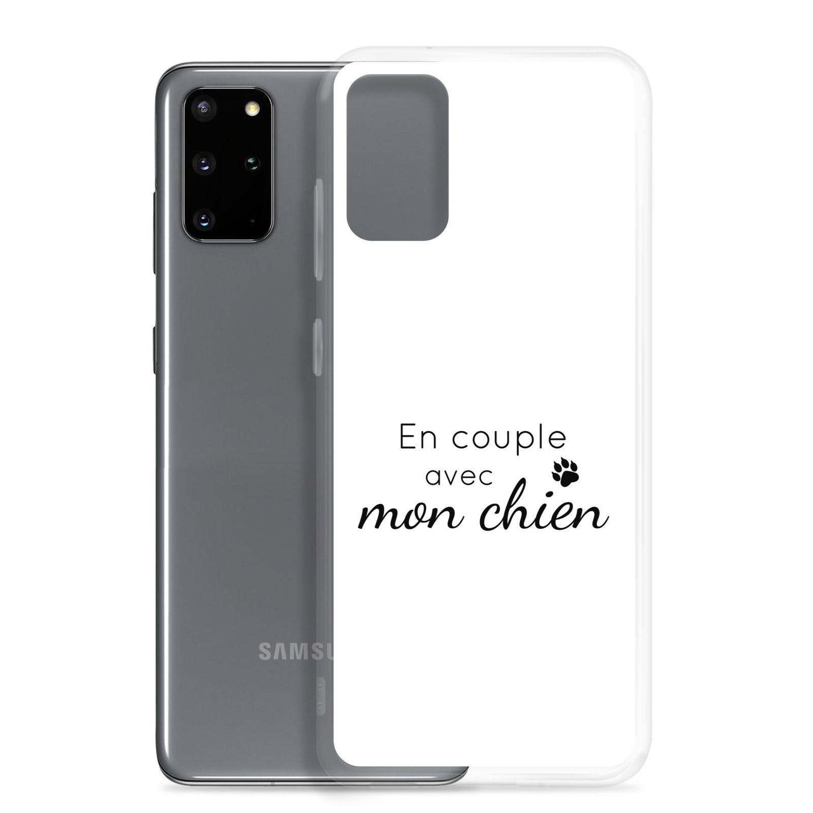 Coque Samsung En couple avec mon chien Samsung Galaxy S20 Plus - Sedurro