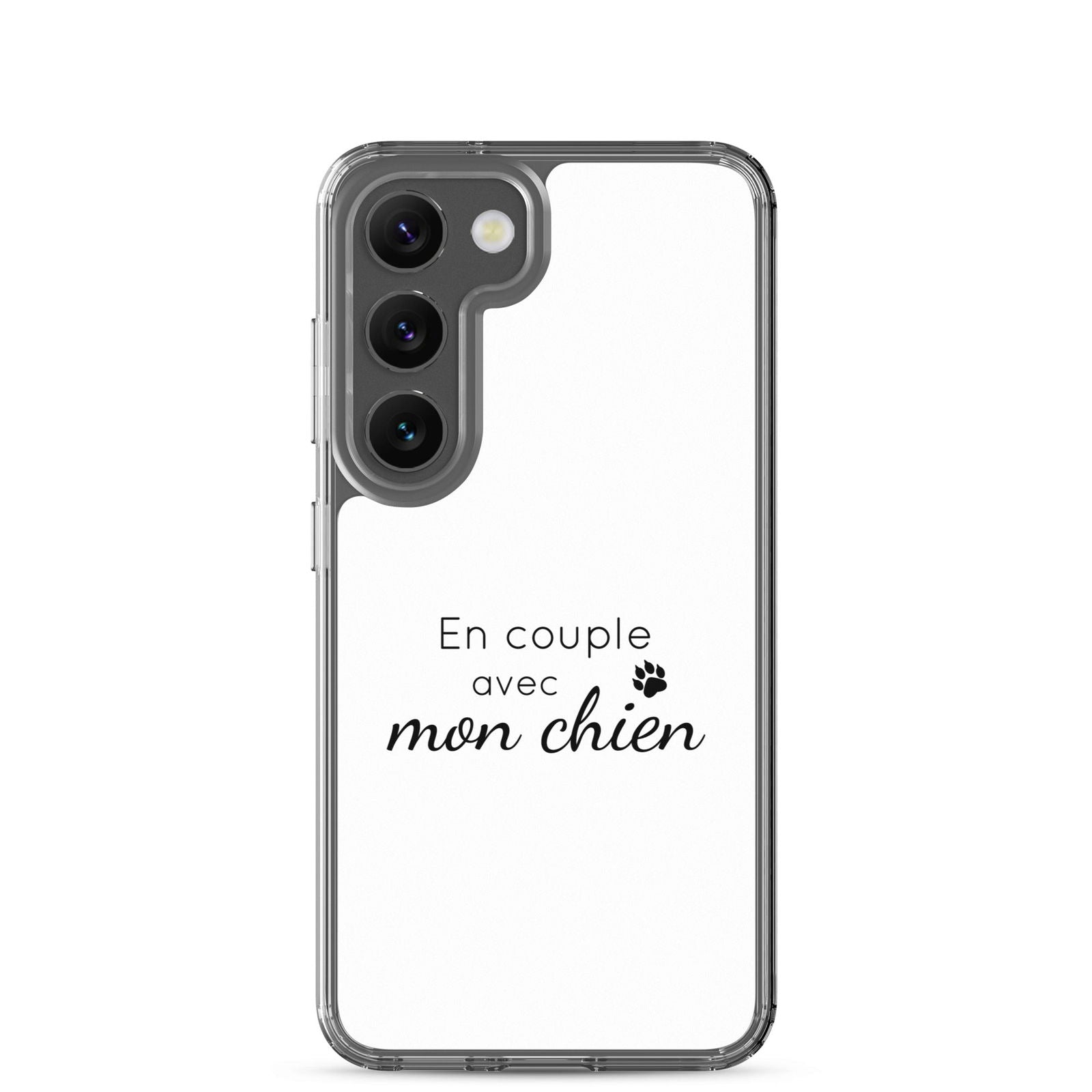 Coque Samsung En couple avec mon chien Samsung Galaxy S23 - Sedurro