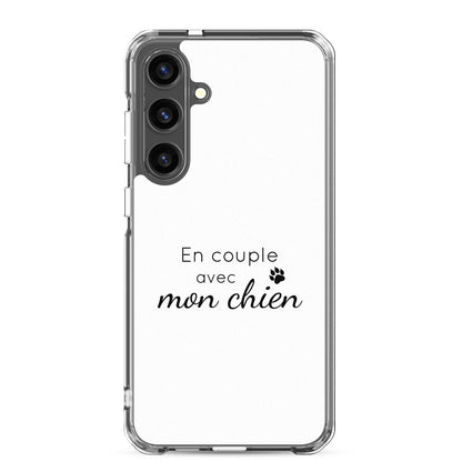 Coque Samsung En couple avec mon chien Samsung Galaxy S24 Plus - Sedurro