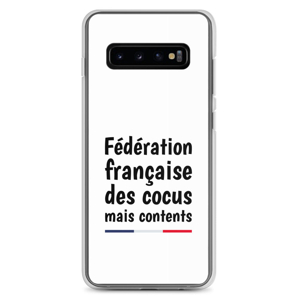 Coque Samsung Fédération française des cocus mais contents - Sedurro