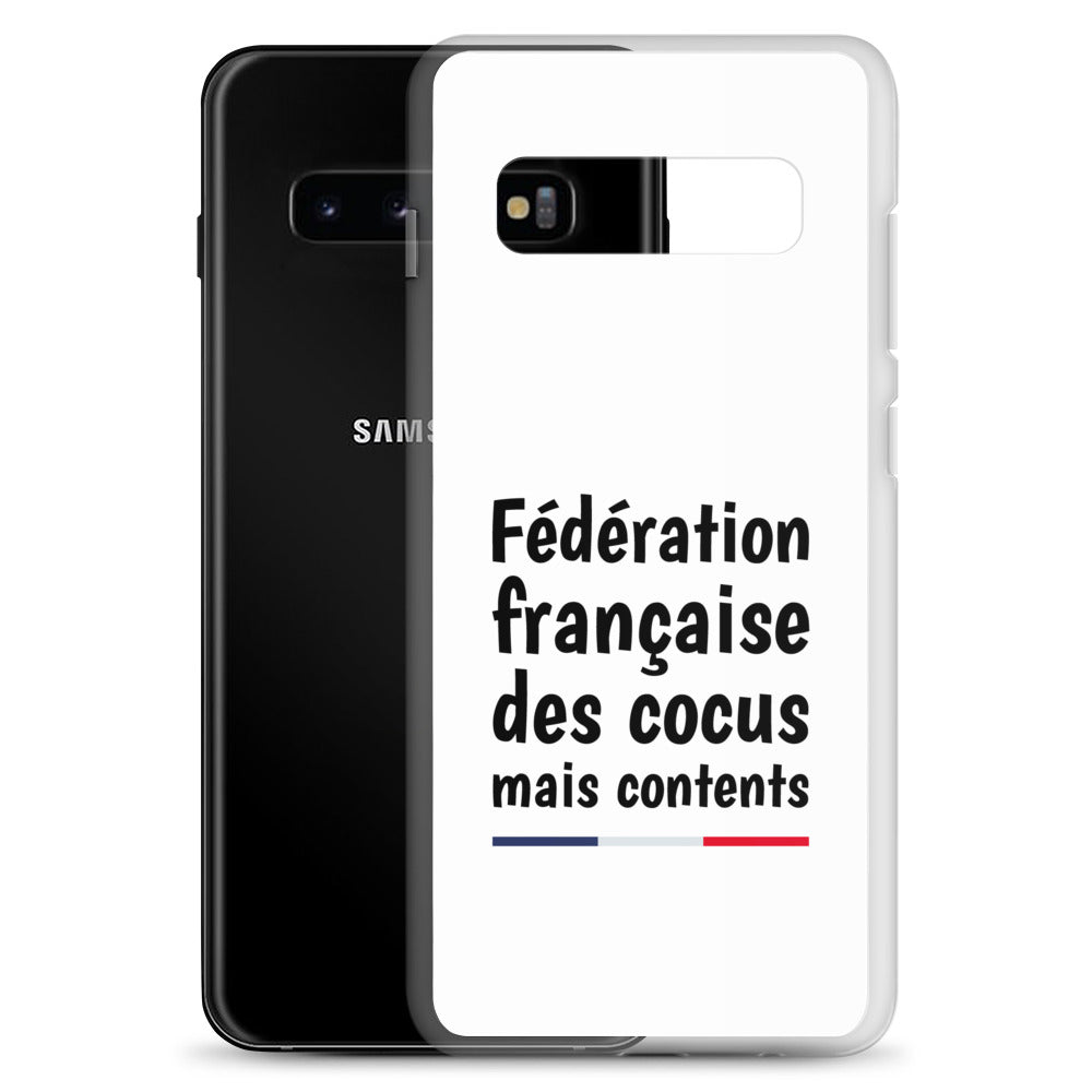 Coque Samsung Fédération française des cocus mais contents Samsung Galaxy S10+ - Sedurro